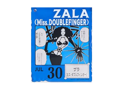 BANDAI "Ichiban Kuji" -ONE PIECE BASE SHOP Lottery 366DAYS OF BIRTHDAYS- Birth Month January-March Ryo Colors Acrylic Block Charm Prize 7/30 Zala (Miss Doublefinger)