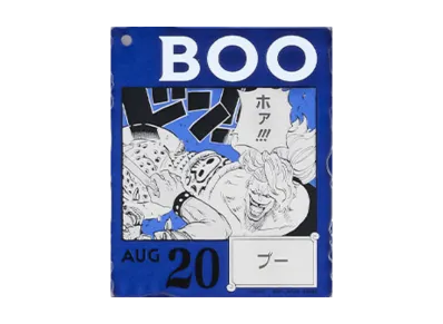 BANDAI "Ichiban Kuji" -ONE PIECE BASE SHOP Lottery 366DAYS OF BIRTHDAYS- Birth Month January-March Ryo Colors Acrylic Block Charm Prize 8/20 Boo
