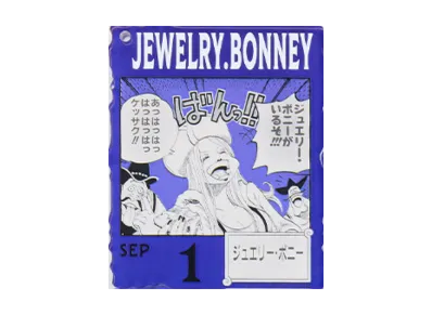 BANDAI "Ichiban Kuji" -ONE PIECE BASE SHOP Lottery 366DAYS OF BIRTHDAYS- Birth Month January-March Ryo Colors Acrylic Block Charm Prize 9/1 Jewelry Bonney