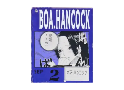 BANDAI "Ichiban Kuji" -ONE PIECE BASE SHOP Lottery 366DAYS OF BIRTHDAYS- Birth Month January-March Ryo Colors Acrylic Block Charm Prize 9/2 Boa Hancock