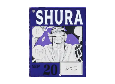 BANDAI "Ichiban Kuji" -ONE PIECE BASE SHOP Lottery 366DAYS OF BIRTHDAYS- Birth Month January-March Ryo Colors Acrylic Block Charm Prize 9/20 Shura