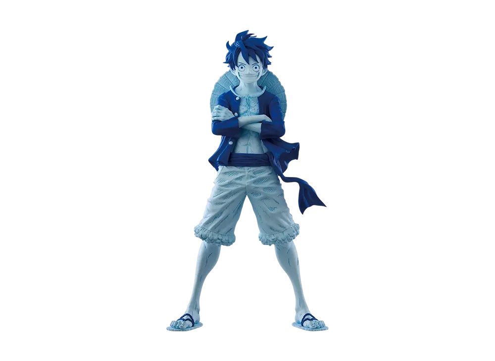 BANDAI "Ichiban Kuji" -ONE PIECE BASE SHOP Lottery 366DAYS OF BIRTHDAYS- Base Shop Color Figure Prize Monkey D. Luffy MASTERLISE MAXIMUM