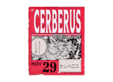 BANDAI "Ichiban Kuji" -ONE PIECE BASE SHOP Lottery 366DAYS OF BIRTHDAYS- Birth Month January-March Kon Colors Acrylic Block Charm Prize 11/29 Kerberos