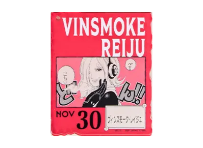 BANDAI "Ichiban Kuji" -ONE PIECE BASE SHOP Lottery 366DAYS OF BIRTHDAYS- Birth Month January-March Kon Colors Acrylic Block Charm Prize 11/30 Vinsmoke Reiju