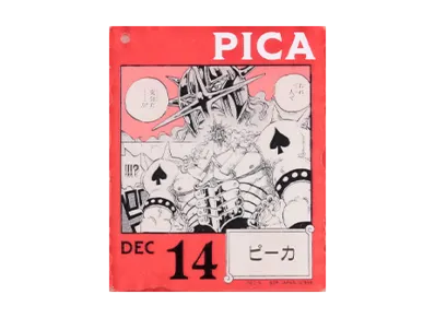 BANDAI "Ichiban Kuji" -ONE PIECE BASE SHOP Lottery 366DAYS OF BIRTHDAYS- Birth Month January-March Kon Colors Acrylic Block Charm Prize 12/14 Pica