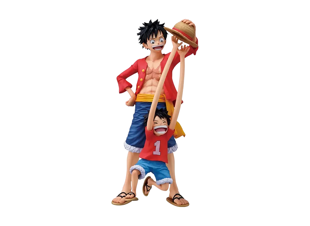 BANDAI "Ichiban Kuji" -One Piece MONKEY.D.LUFFY – Memories of Adventure and Voyage to the Future- Last One Prize Monkey D. Luffy MASTERLISE PLUS