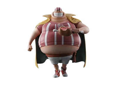 BANDAI "Ichiban Kuji" -One Piece Red-Haired Pirates- D Prize Lucky Roux MASTERLISE EXPIECE