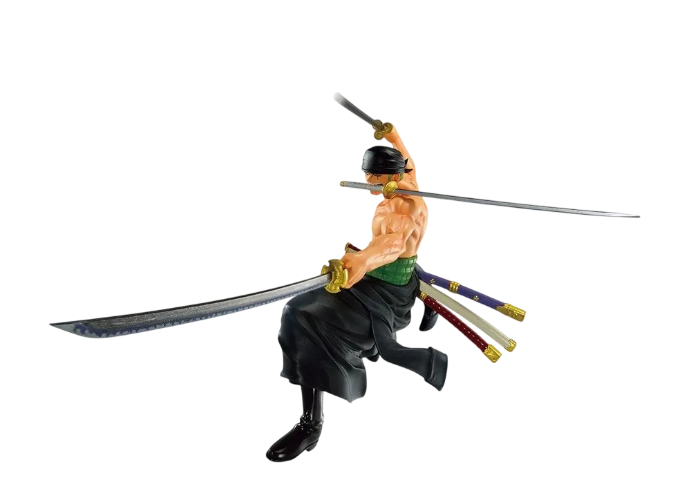 BANDAI "Ichiban Kuji" -One Piece Haoh no Cho with ONE PIECE TREASURE CRUISE- D Prize Roronoa Zoro Treasure Cruise Figure
