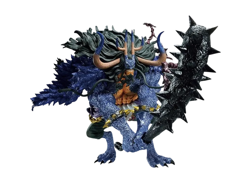 BANDAI "Ichiban Kuji" -One Piece Haoh no Cho with ONE PIECE TREASURE CRUISE- Last One Prize Kaido Man-Beast form Treasure Cruise Figure Metallic Color Ver.