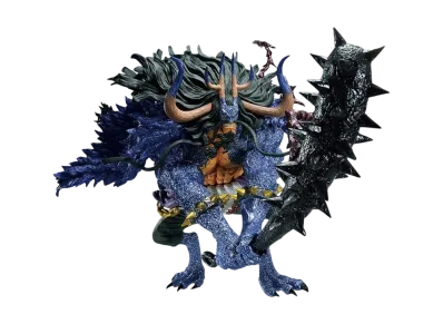 BANDAI "Ichiban Kuji" -One Piece Haoh no Cho with ONE PIECE TREASURE CRUISE- Last One Prize Kaido Man-Beast form Treasure Cruise Figure Metallic Color Ver.