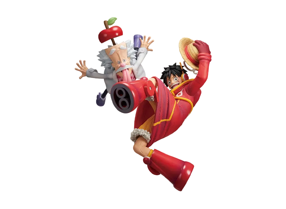 BANDAI "Ichiban Kuji" -One Piece Future Island Egghead- Last One Prize Dr. Vegapunk & Monkey D. Luffy MASTERLISE EXPIECE