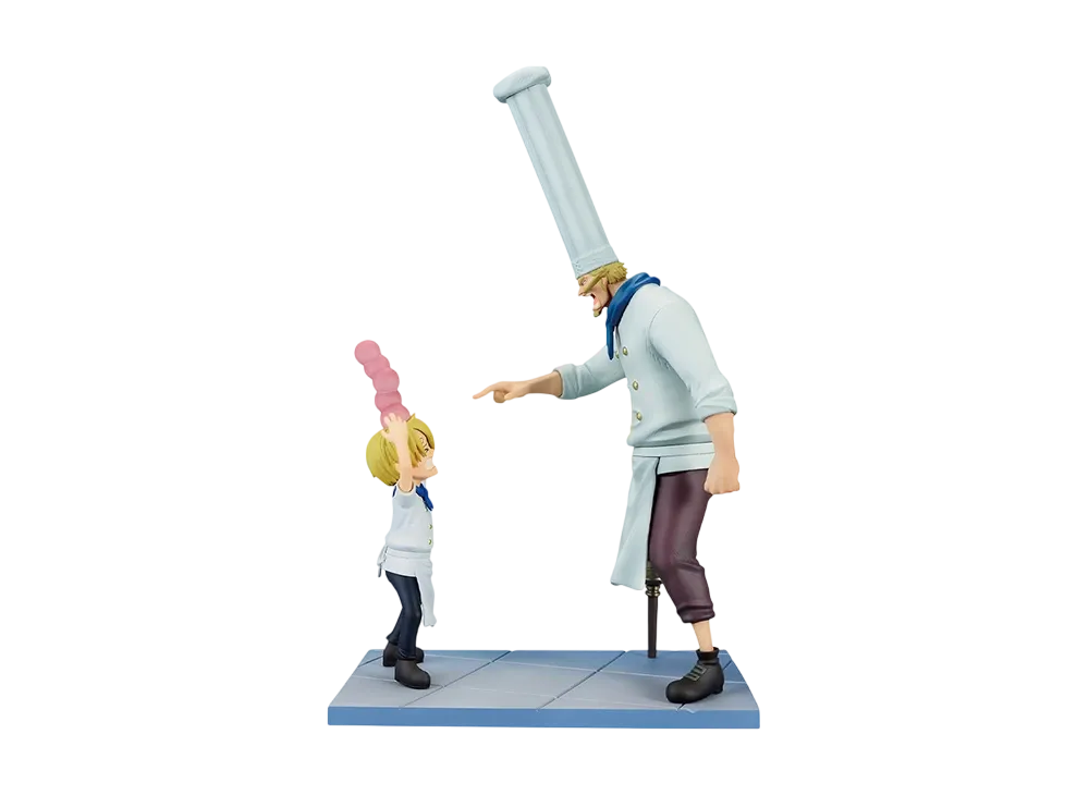 BANDAI "Ichiban Kuji" -One Piece ROAD TO DAWN-Trajectory to Adventure-- D Prize Revible Moment-Sanji & Zeph-