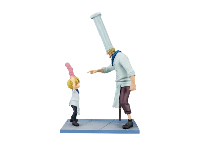 BANDAI "Ichiban Kuji" -One Piece ROAD TO DAWN-Trajectory to Adventure-- D Prize Revible Moment-Sanji & Zeph-