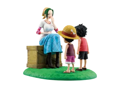 BANDAI "Ichiban Kuji" -One Piece ROAD TO DAWN-Trajectory to Adventure-- Last One Prize Revible Moment Zoukei-Oh - Memories of Fusha Village - Last One ver.