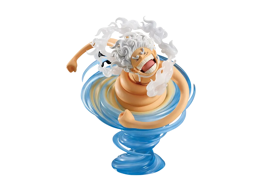 BANDAI "Ichiban Kuji" -One Piece Takumi no Keiki Hakoku- A Prize Monkey D. Luffy Gum Gum's White Whip Ink Style Block Technique