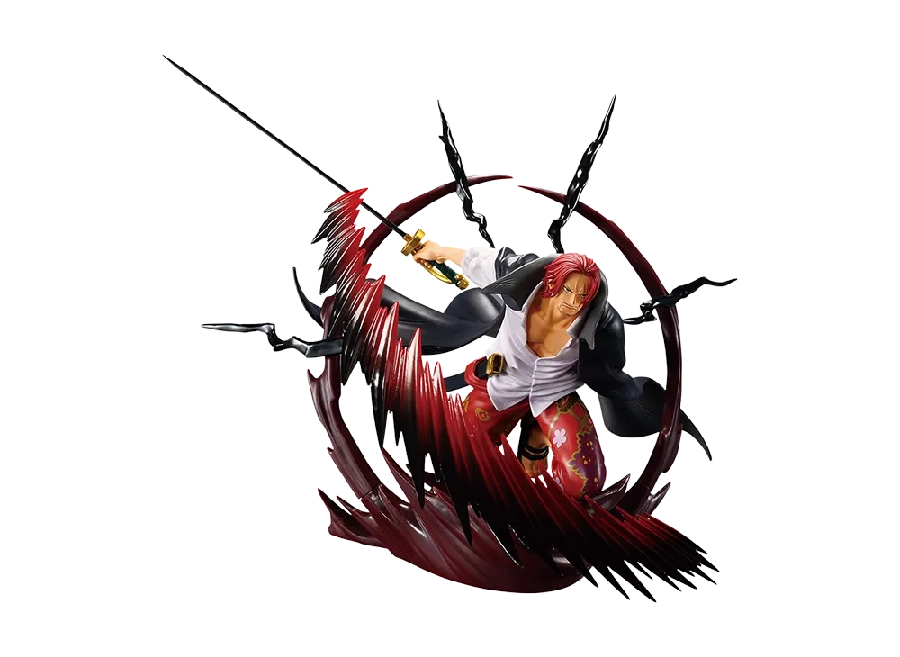 BANDAI "Ichiban Kuji" -One Piece Takumi no Keiki Hakoku- B Prize Shanks Kanzaki Sumi-style Block Technique