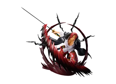 BANDAI "Ichiban Kuji" -One Piece Takumi no Keiki Hakoku- B Prize Shanks Kanzaki Sumi-style Block Technique