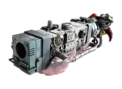 BANDAI "Ichiban Kuji" -One Piece Takumi no Keiki Hakoku- D Prize Eustace Kidd Electromagnetic gun Ink block technique