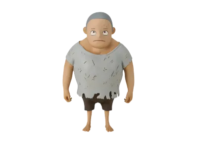 BANDAI "Ichiban Kuji" -One Piece Future Island Egghead ~My Feelings for You~- F Prize Childhood Mini Figure Kuma