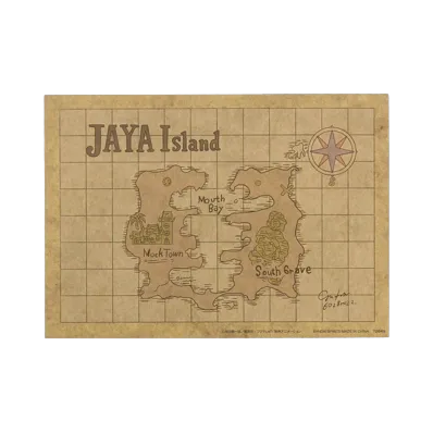 BANDAI "Ichiban Kuji" -ONE PIECE - Island Song (Love Song) Played in the Sky -- G Prize Map of Jaya - MASTERELIVE COLLECTION