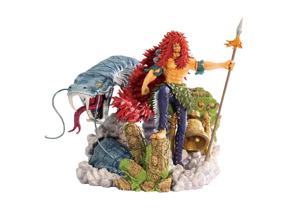 BANDAI "Ichiban Kuji" -One Piece Modeling King Shandian Warrior ~Kalgara~- B Prize Warrior of Shandra Karugala Metallic colored ver.