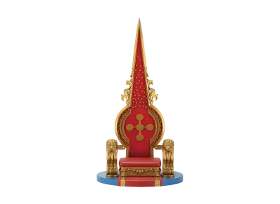 BANDAI "Ichiban Kuji" -One Piece The Throne of Power (Five Elders)- Last One Prize Last Prize: Empty Throne Figure