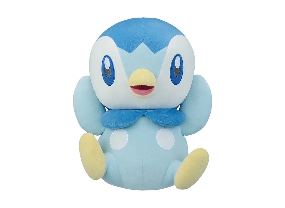 BANDAI "Ichiban Kuji" -2024 Pokemon Collection Kuji ~Welcome to the Pokemon House~- Last One Prize Life-sized Piplup Plush