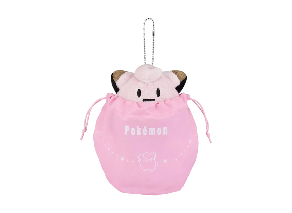 BANDAI "Ichiban Kuji" -2025 Pokemon Collection Lottery ~Let's Go for a Walk!~- E Prize Mascot in a drawstring pouch - Pippi doll