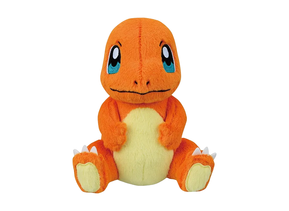 バンダイ【一番くじ】『ポケモン 30th アニバーサリー vol.1』C賞 カントー地方 旅立ちの3匹 ぬいぐるみ ヒトカゲ