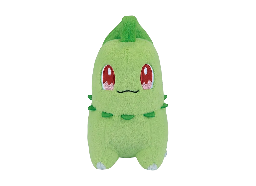 バンダイ【一番くじ】『ポケモン 30th アニバーサリー vol.1』D賞 ジョウト地方 旅立ちの3匹 ぬいぐるみ チコリータ