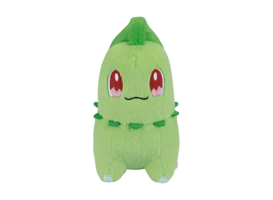 BANDAI "Ichiban Kuji" -Pokemon 30th ANNIVERSARY vol.1- D Prize Johto Region's The Three First Partner Pokemon Plush - Chikorita