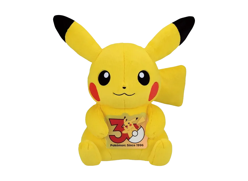 バンダイ【一番くじ】『ポケモン 30th アニバーサリー vol.1』ラストワン賞 ピカチュウ（オスのすがた）30周年記念ぬいぐるみ