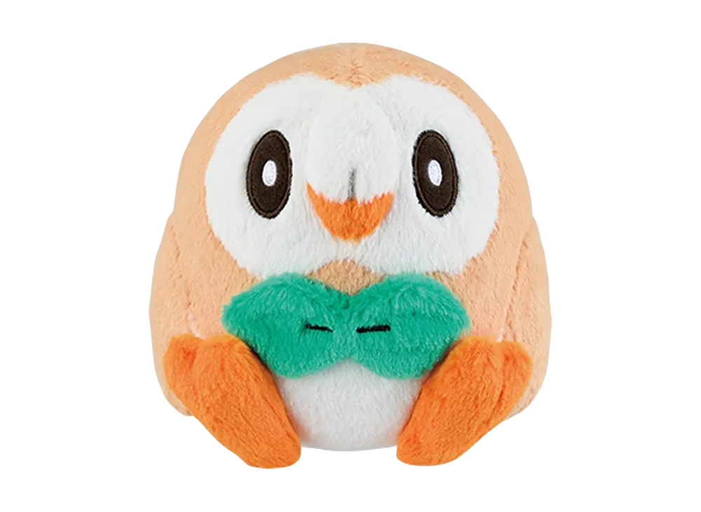 BANDAI "Ichiban Kuji" -Pokemon 30th ANNIVERSARY vol.2- E Prize Alola starter trio plushies - Rowlet