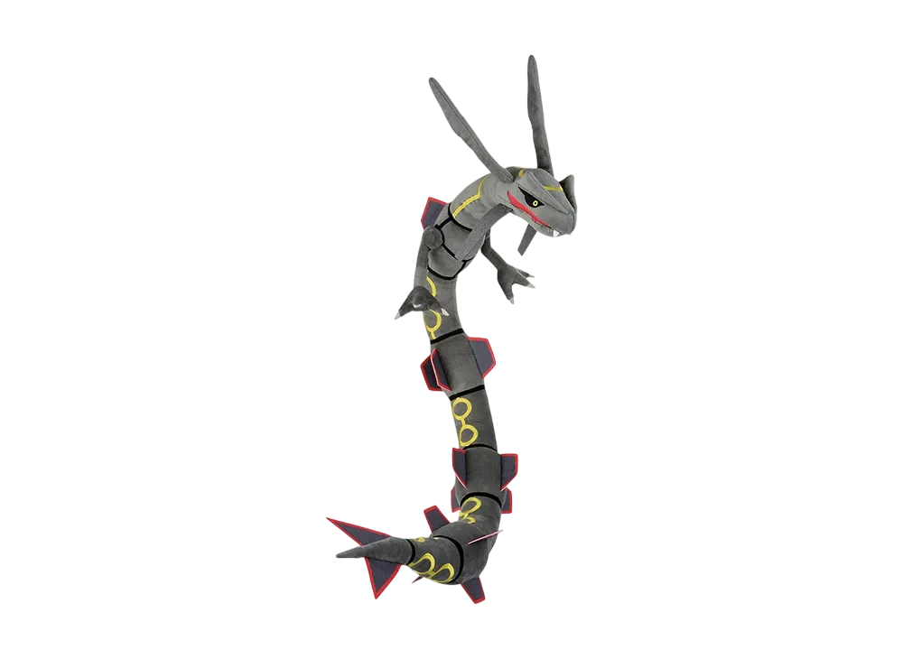 BANDAI "Ichiban Kuji" -Anime Pokemon- A Prize Black Rayquaza Plush