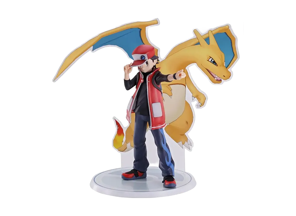 BANDAI "Ichiban Kuji" -Pokemon Masters EX 7th Anniversary- A Prize Red (Special Costume) & Charizard MASTERLISE PLUS