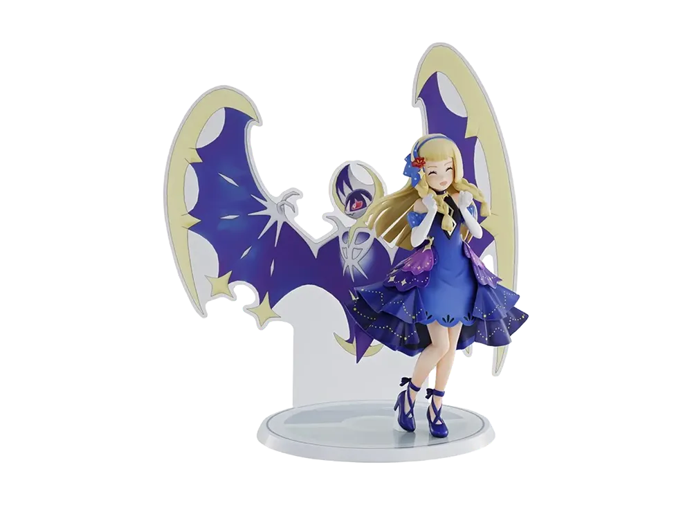 BANDAI "Ichiban Kuji" -Pokemon Masters EX 7th Anniversary- B Prize Lillie (21st Anniversary) & Lunala MASTERLISE PLUS