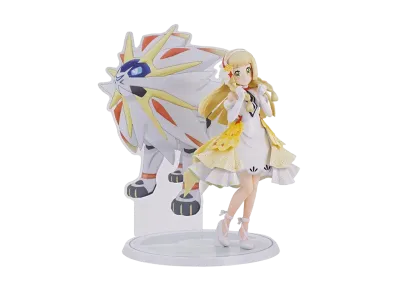 BANDAI "Ichiban Kuji" -Pokemon Masters EX 7th Anniversary- Last One Prize Lillie (24th Anniversary) & Solgaleo MASTERLISE PLUS