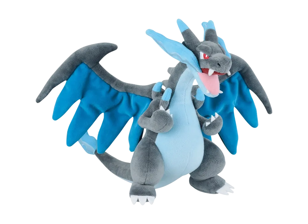 BANDAI "Ichiban Kuji" -Pokemon "Mega Evolution"- A Prize Mega Charizard X Plush