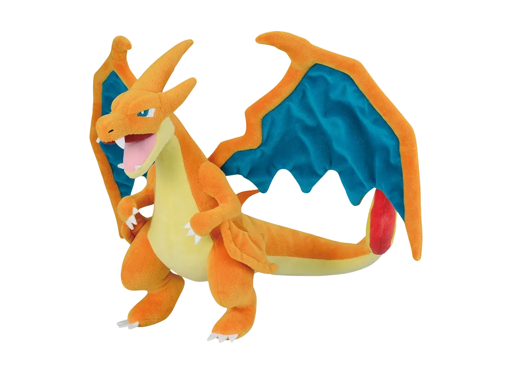 BANDAI "Ichiban Kuji" -Pokemon "Mega Evolution"- B Prize Mega Charizard Y Plush