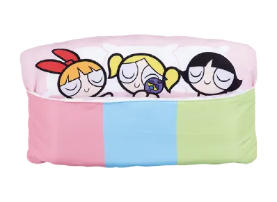 BANDAI "Ichiban Kuji" -Powerpuff Girls- A Prize Soundly Blanket in Cushion