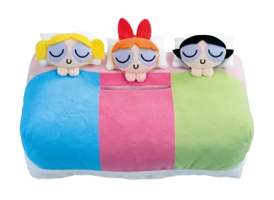 BANDAI "Ichiban Kuji" -Powerpuff Girls ~The strong and cute champions of justice are super busy!~- Last One Prize Goodnight Girls♪ Tissue Case