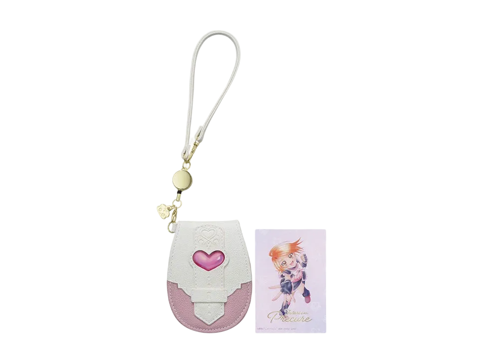 BANDAI "Ichiban Kuji" -PreCure ~Emotional moment~- D Prize Card Commune Type Holder Pink