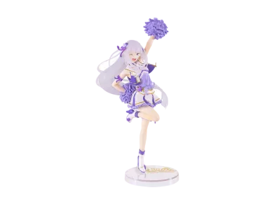 BANDAI "Ichiban Kuji" -Re:ZERO -Starting Life in Another World-Give you courage-- A Prize Emilia figure