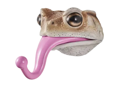 BANDAI "Ichiban Kuji" -Reptiles & Amphibians ~Tiny Friends~ vol.2- E Prize Reptile Head Magnet Frog