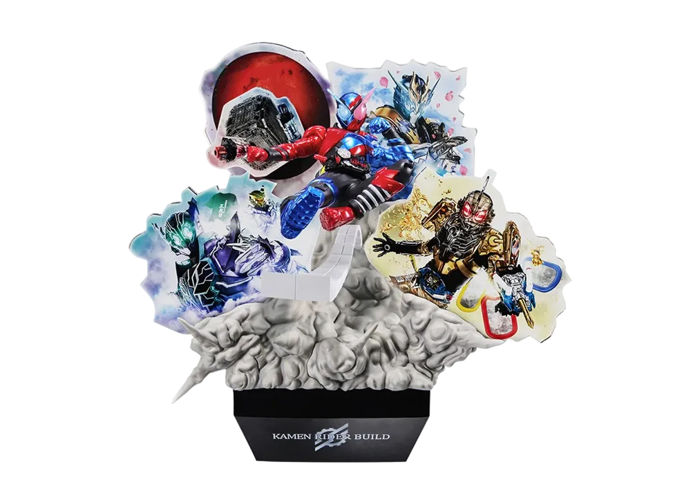 BANDAI "Ichiban Kuji" -Kamen Rider Build ~Building a New World~- A Prize ONDIMENSION Kamen Rider Build Rabbit Tank Form