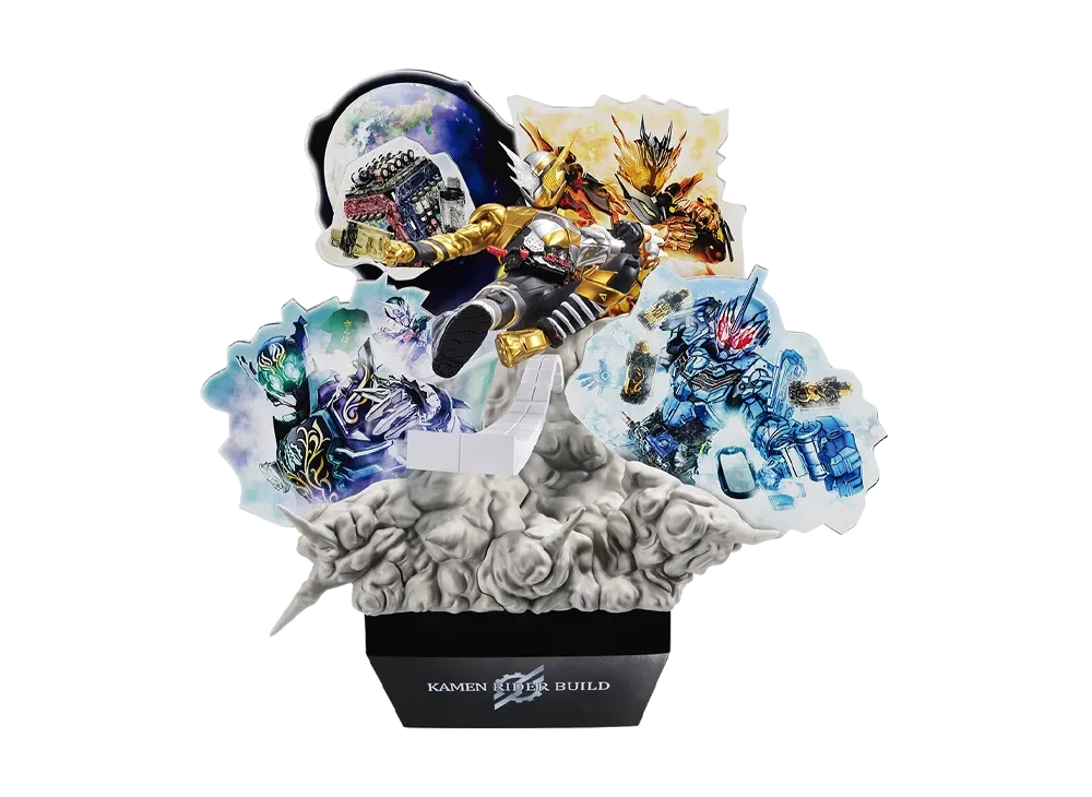 BANDAI "Ichiban Kuji" -Kamen Rider Build ~Building a New World~- Last One Prize ONDIMENSION Kamen Rider Build Trial Form (Rabbit Dragon)