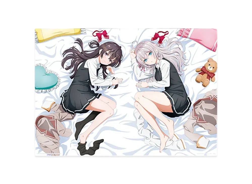 BANDAI "Ichiban Kuji" -The girl next door Arya-san who sometimes whispers in Russian- B Prize Sleeping Together Visual Cloth with Recorded Voice Arya & Yuki