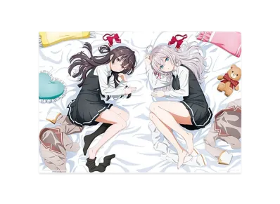 BANDAI "Ichiban Kuji" -The girl next door Arya-san who sometimes whispers in Russian- B Prize Sleeping Together Visual Cloth with Recorded Voice Arya & Yuki