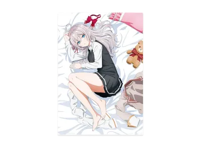 BANDAI "Ichiban Kuji" -The girl next door Arya-san who sometimes whispers in Russian- B Prize Sleeping Visual Cloth with Recorded Voice Arya