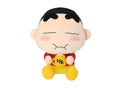 BANDAI "Ichiban Kuji" -Crayon Shin-chan ~I'm Full~- A Prize Mogumogu Shin-chan Plush